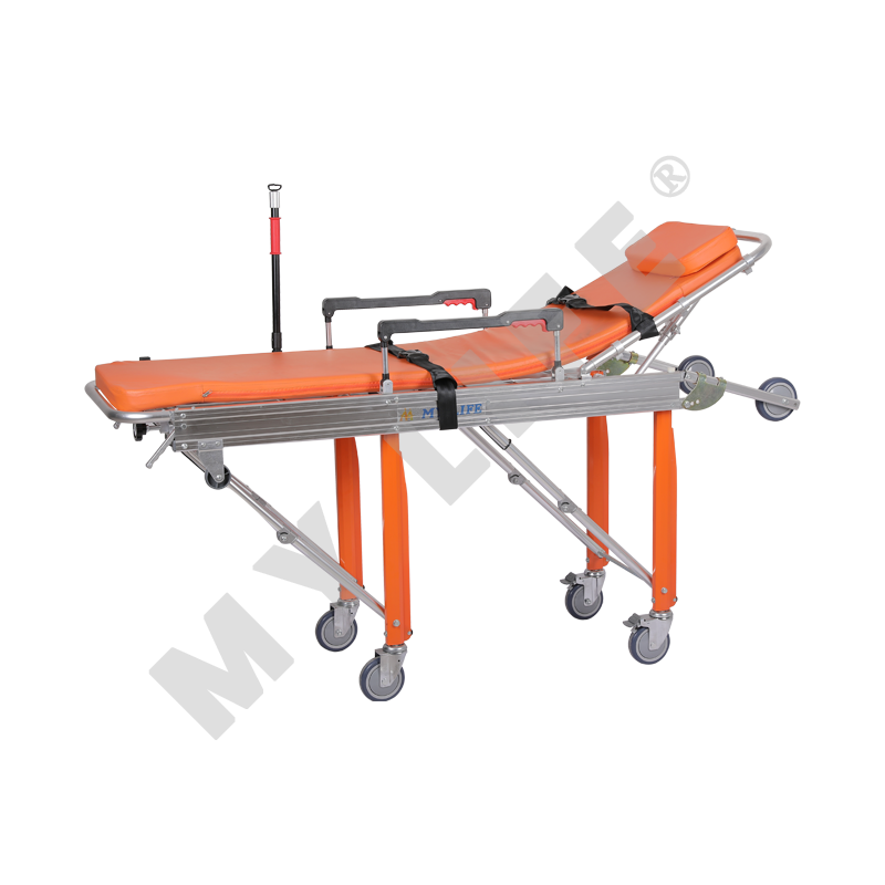 Automatische Ladetrage (neues Design mit Handlauf und Infusionsständer)